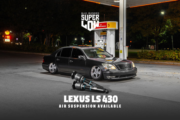 Lexus LS430 Super Low Air Ride Kit Available Now!